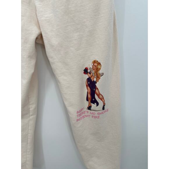 Boys Lie Cream Sweatsuit Shoot Your Shot Crewneck and Sweatpants Women Large - Picture 15 of 16